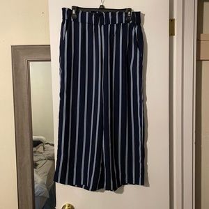 High waisted cropped pants
